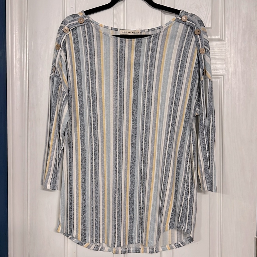 Above & Beyond Striped Tunic-Size 2X-NWT